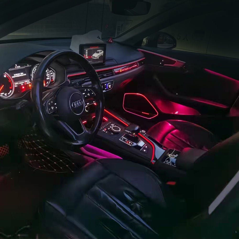 car interior atmosphere light strip kit car ambient light interior led acrylic guide fiber optic strips flow symphony car interior atmosphere light strip kit car ambient light interior led acrylic guide fiber optic strips flow symphony