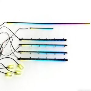 universal rgb chasing car ambient light / starry waterfall rainbow ambient light