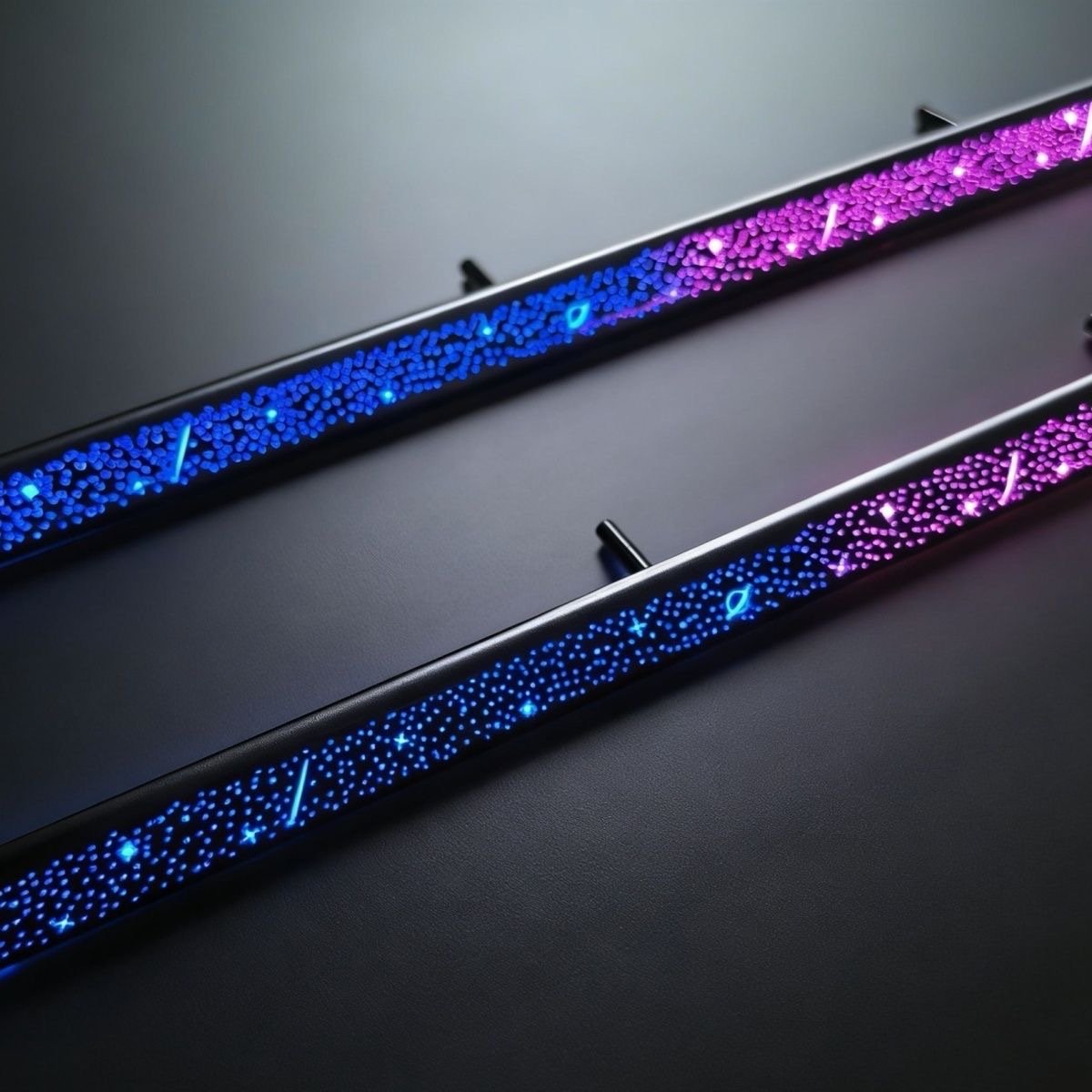 universal rgb chasing car ambient light / starry waterfall rainbow ambient light